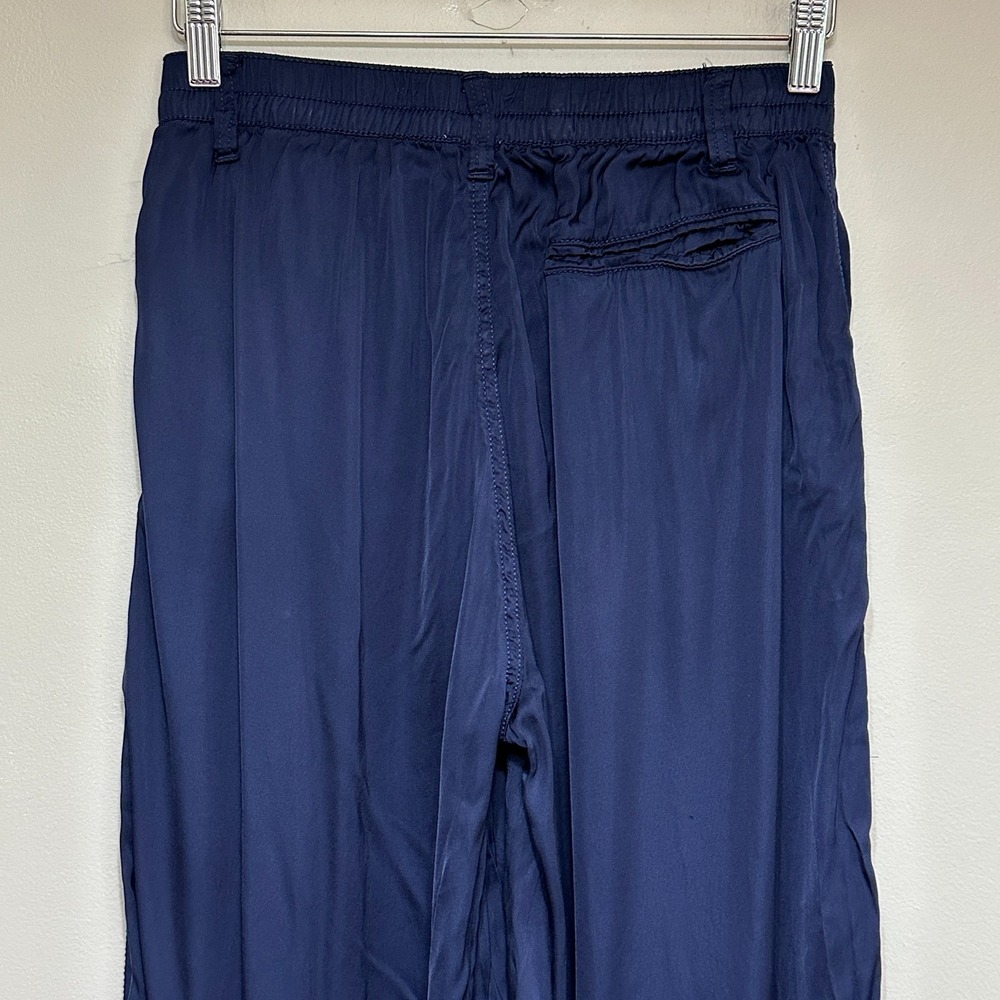 Aerie Wide Leg Satin High Waist Silky Pant Womens M Casual Streetwear Urban Y2K - Picture 7 of 13